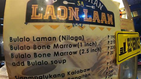 bulaluhan sa laon laan reviews|[4K] Bulalohan sa Laon Laan .